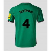Camisa de Futebol Newcastle United Sven Botman #4 Equipamento Secundário 2023-24 Manga Curta